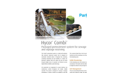Combi Packaged Headworks Systems for Sewage and Septage Receiving Brochure