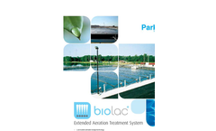 Biolac Innovative Extended Retention Activated Sludge Process Brochure