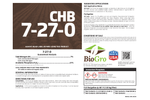 Bio-Gro - Model CHB 7-27-0 - Calcium & Micronutrient Compatible Liquid Phosphate Fertilizers Brochure