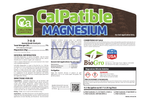 CHB CalPatible - Model Mg 6% - Liquid Calcium Minerals Fertilizers Brochure