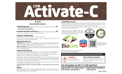 CHB Activate - Model C 2-4-0 - Organic Fertilizer Brochure