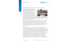 Wastewater Monitoring Equipment for an Airport Group - Application Note