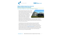Remote Monitoring Solution for Biogas Production Process - Application Note