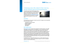 PV Monitoring System Offers Solution for Plant’s Solar Array - Application Note