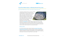 Flow Rate Monitoring to Minimize Water Pollution - Application Note
