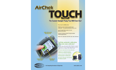 AirChek Touch - Air Sampling Pumps Brochure