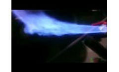 Producer Gas- Blue Flame Shows Best Quality - Video