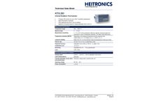Heitronics - Model KTX Series - Radiation Thermometers (Pyrometers)  - Brochure
