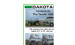Dakota - Model 600 Pro - Turf Tender Brochure