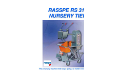 Rasspe - Model RS312 - Nursery Tying Machine Brochure