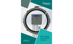 Datum Electronics - Model 420 Series - Naval Shaft Power Meter Systems - Brochure
