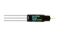 Acclima - Model True TDR-310H - Soil Water Temperature BEC Sensor with Rounded form Factor