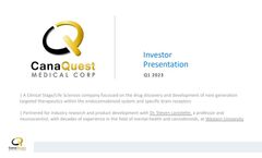 CanaQuest Investor Presentation Q1 2023