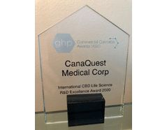 CanaQuest Medical Corp Honored With International CBD Life Science R & D Excellence Award 2020 by Global Health & Pharma