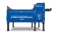 Tiger Depack - Model HS10 - Food Waste De-Packager Unit