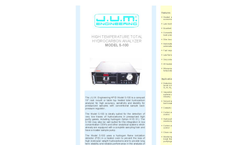 J.U.M. - Model 5-100 - High Temperature Total Hydrocarbon Analyzer - Brochure
