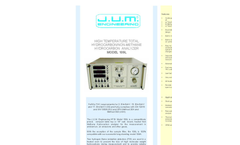 J.U.M. - Model 109A - Heated Non Methane/ Methane/ Total Hydrocarbon FID Analyzer  - Brochure