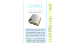 J.U.M. PreFilter - Model VE 112WP - Wall Panel Mount Heated Sample Filter and Interface - Brochure