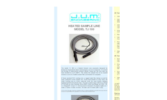 J.U.M. - Model TJ 100 - Heated Sample Line - Brochure