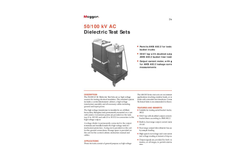 Megger - Model 50/100 kV - AC Dielectric Tester Brochure