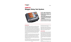 Megger - Model SMRT33 - Relay Tester Brochure