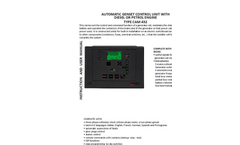Elcos - Model CAM-432 - Auto Mains Failure Control Unit Manual
