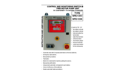 	Elcos - Model NFE-1203 NFE-1206 - Automatic Control Panels Manual