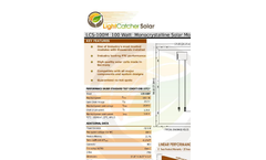 Model LCS-IOOM - 100 Watt Monocrystalline Solar Module Brochure