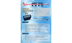 Euro Tech - Model ET5101 - Automatic Dust and Flue Gas Analyzer - Brochure