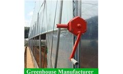 Pipe using for winding shaft of greenhouse
