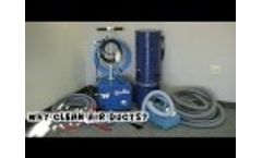 SpinVax 1000XT Air Duct & Dryer Vent Cleaning Equipment Package Video
