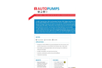 Geotech AP4+ Pneumatic Positive Air Displacement Pump - Datasheet