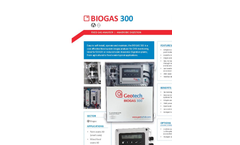 Geotech - Model BIOGAS 300 - Fixed Biogas Analyser - Datasheet