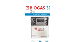 Biogas 300 Fixed Gas Analyser Datasheet - Operating Manual