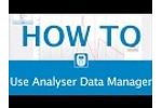 How to Use Analyser Data Manager - Video