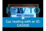How to Take a Simple Gas Reading With An ID on GA5000 Portable Landfill Gas Analyser - Video