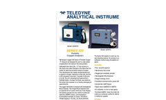 Teledyne Analytical - Model 320 Series - Portable Oxygen Analyzers Brochure