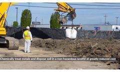 Contaminated Soil Fixation of Heavy Metals - Video