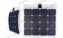 Model ETFE - 2FFM005 - 50W or 55W Semi Flexible Solar Panel