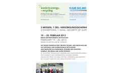 waste to energy + recycling 2013 - Brochure