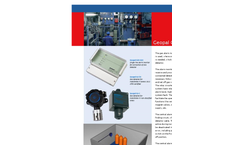 Geopal - Model GJD-02C - Gas Alarm Monitor Brochure