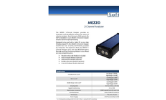 Mezzo - 2-Channel Analyzer Brochure