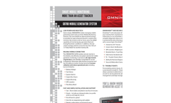 OmniMetrix - G8700 - Mobile Generator Monitoring System Brochure