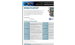 AII1 Analytical - Model GPR-1000, GPR-1100, GPR-2000 & GPR-3500 - General Purpose Portable Oxygen Analyzers Brochure