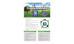 Model 20AH - Portable Solar Power System - Brochure