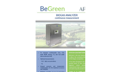 APT BeGreen - Biogas Analyzer Continuous Measurement - Datasheet