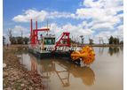 HID - 8 Inch Bucket Wheel Dredger with 800m3/h Capacity for City River Dredging