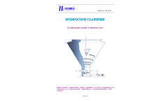Hydrex - Hydrocone Clarifier - Brochure