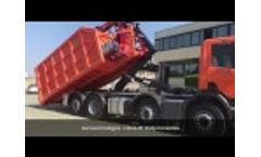 Gervasi Ecologica - Tipper + Hook-lift Body Truck with Crane for Transport Metal Scraps and Waste Video