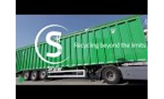 SKYLER moving floor semitrailer 100% steel - Recycling beyond the limits - For scrap and recyclables - Video